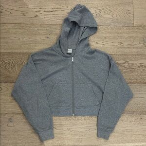 TNA WAFFLE HOODIE GREY